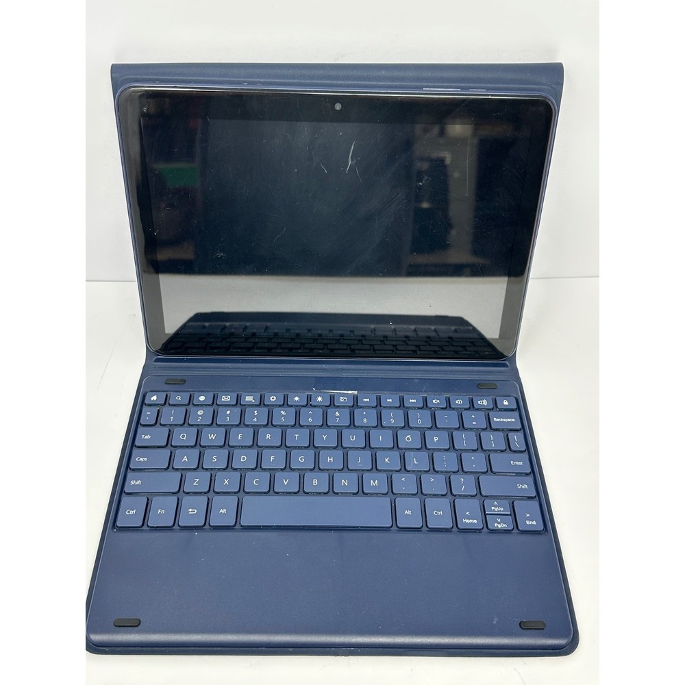 Onn Surf 11.5 in Android Tablet 64GB Blue w/ Keyboard Case Parts Only Bundle